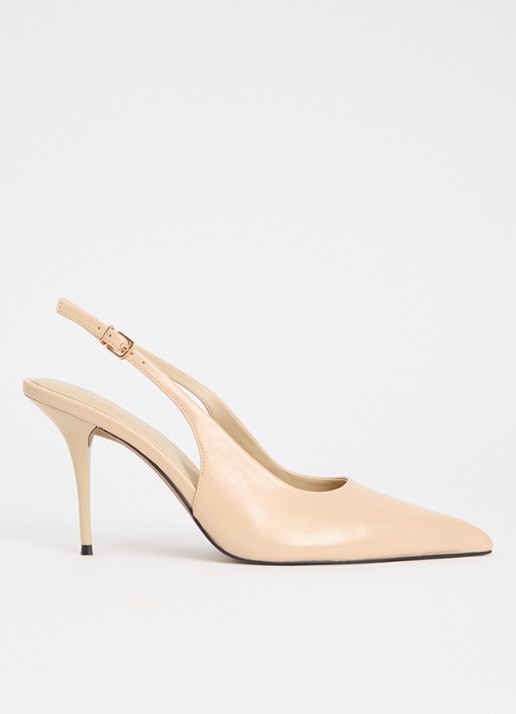 Dune London Cai slingback van leer