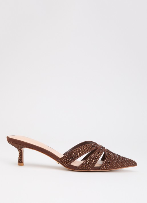 Dune London Calla muiltje met strass