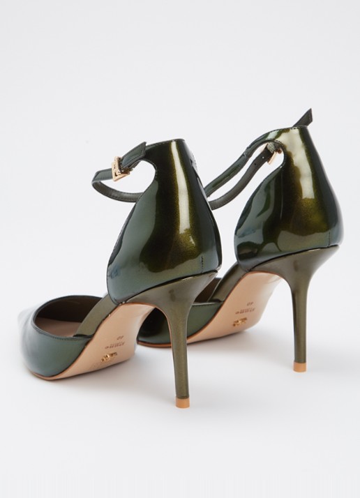 Dune London Calmness sandalette - achterkant 5 groen