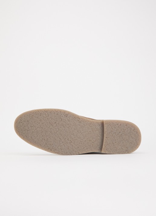 Dune London Cashy chelsea boot van suède - detail 3 lichtbruin