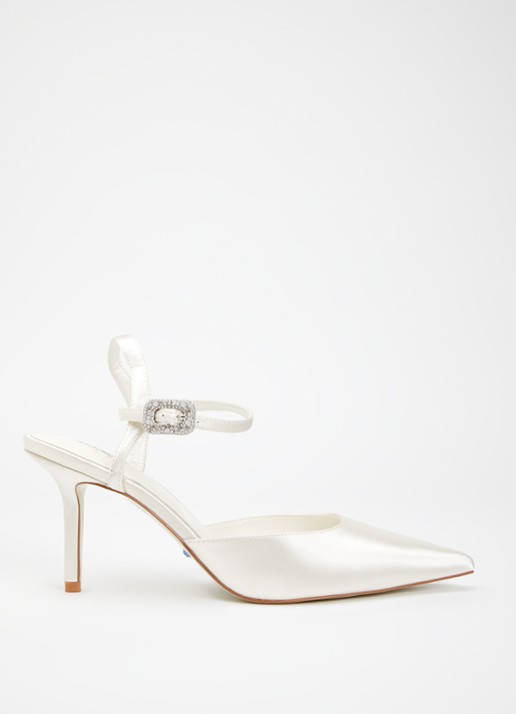 Dune London Celebrant pump van satijn met strass