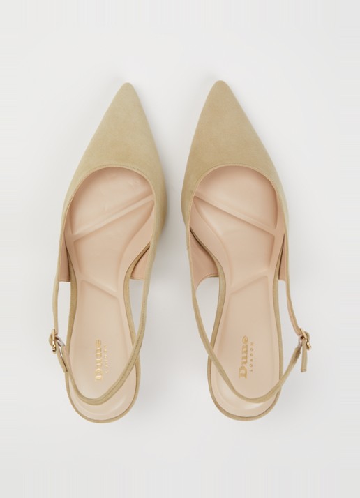 Dune London Celinna slingback van lakleer - detail 3 lindegroen