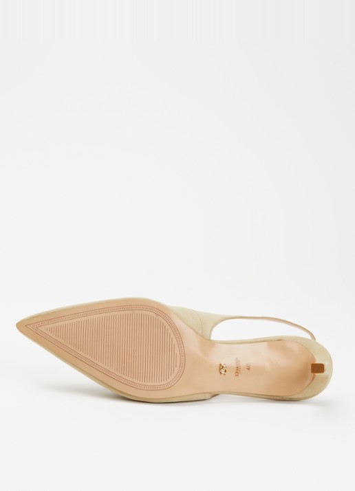 Dune London Celinna slingback van lakleer - detail 4 lindegroen