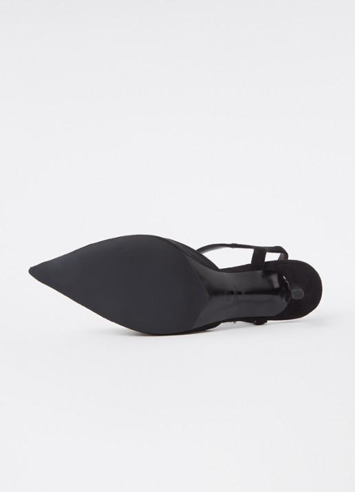 Dune London Channel sandalette met strass - detail 5 zwart