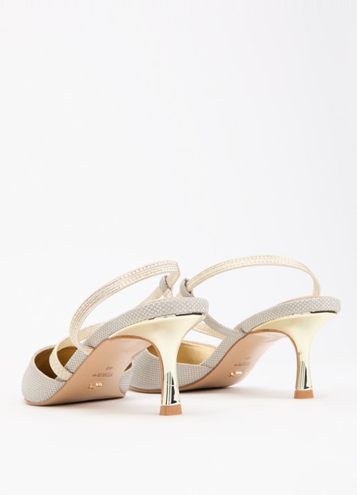 Dune London Charming slingback - achterkant goud