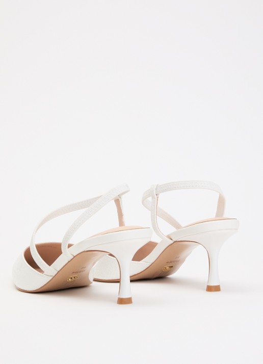 Dune London Charming slingback - achterkant 4 wit