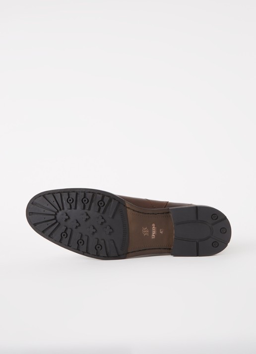 Dune London Chorleys chelsea boot van leer  - detail 4 donkerbruin