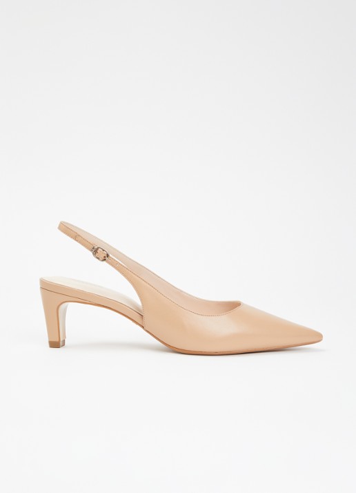 Dune London Connection slingback van leer