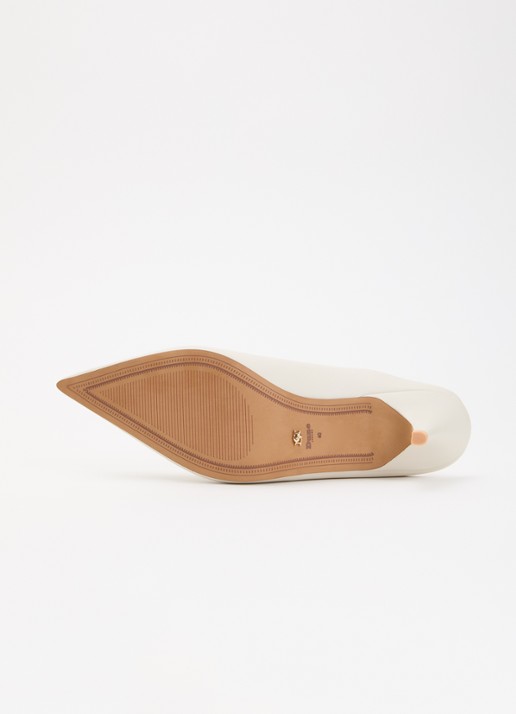 Dune London Decisive muiltje van leer - detail 5 creme