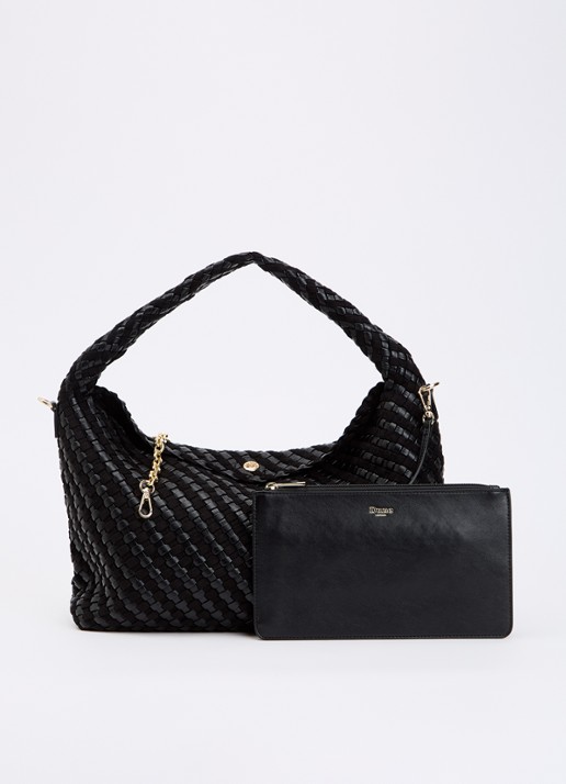 Dune London Deliberate schoudertas met gevlochten detail en uitneembaar etui