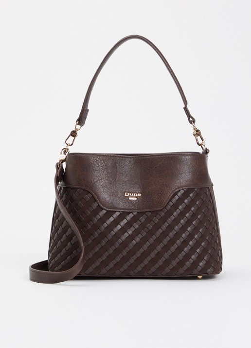 Dune London Dinidelphine handtas met structuur en afneembare schouderriem