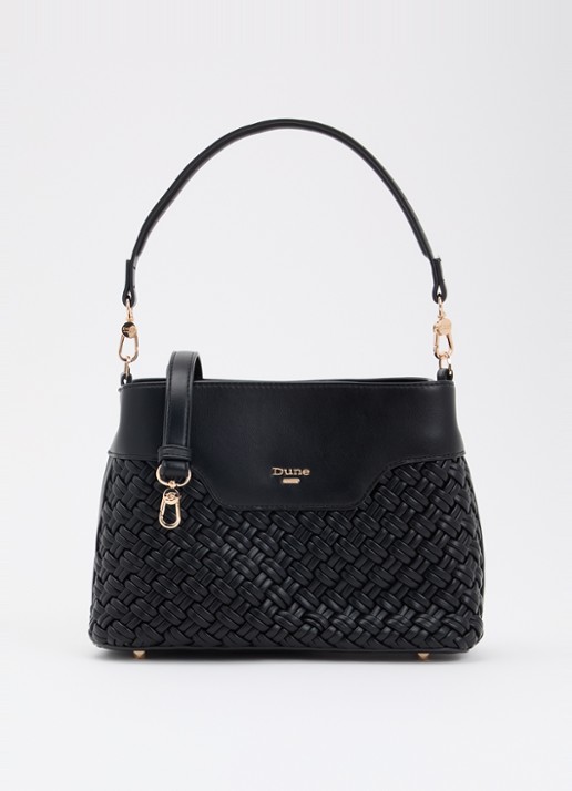 Dune London Dinidelphine handtas met structuur en afneembare schouderriem