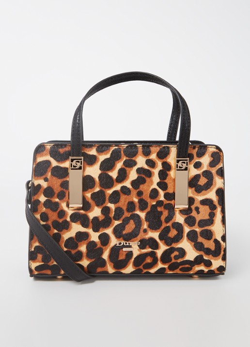 Dune London Dinkydenbeigh handtas met afneembare schouderriem  - voorkant 3 bruin