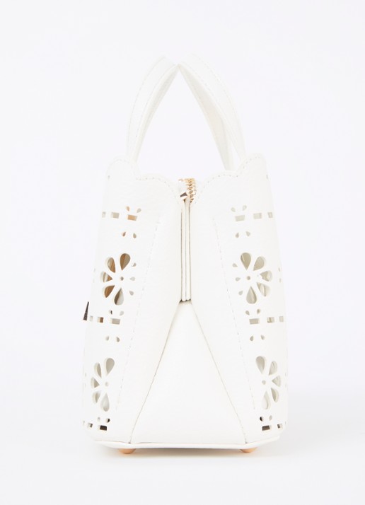 Dune London Dinkydorry handtas met afneembare schouderriem - detail 4 wit