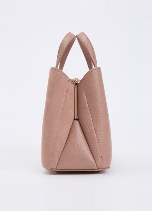 Dune London Dinkydorry handtas met afneembare schouderriem - detail 2 oudroze