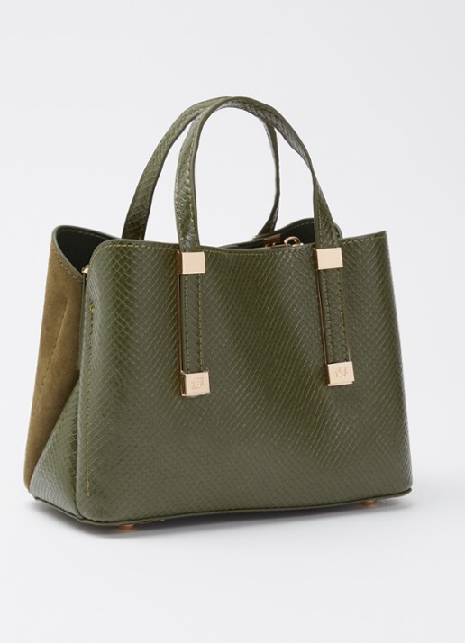 Dune London Dinkydorry handtas met afneembare schouderriem - achterkant 4 groen