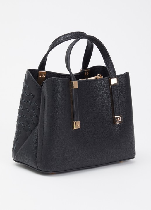 Dune London Dinkydorry handtas met afneembare schouderriem - achterkant zwart