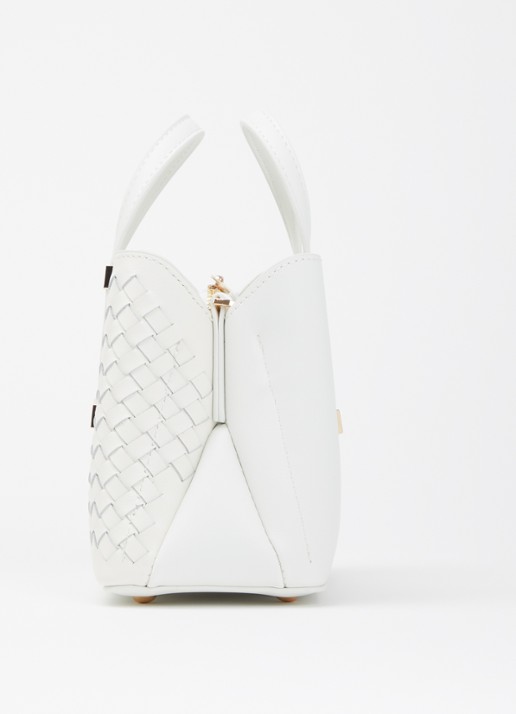 Dune London Dinkydorry handtas met afneembare schouderriem - detail 3 wit