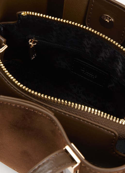 Dune London Dinkydorry handtas met afneembare schouderriem - detail 2 bruin