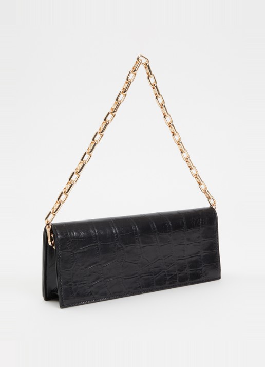 Dune London East To West Long clutch  - achterkant zwart