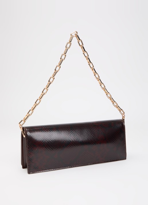 Dune London East To West Long clutch  - achterkant bruin