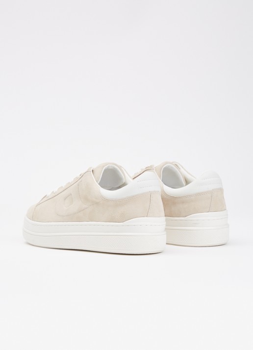 Dune London Eden sneaker  - achterkant 4 beige