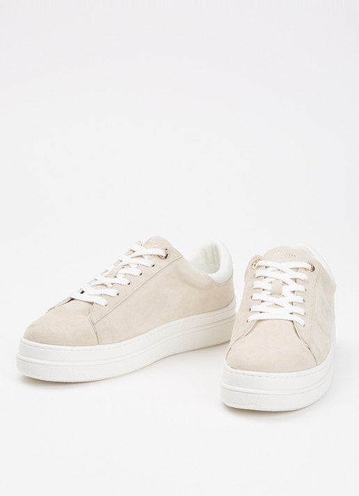 Dune London Eden sneaker  - detail beige