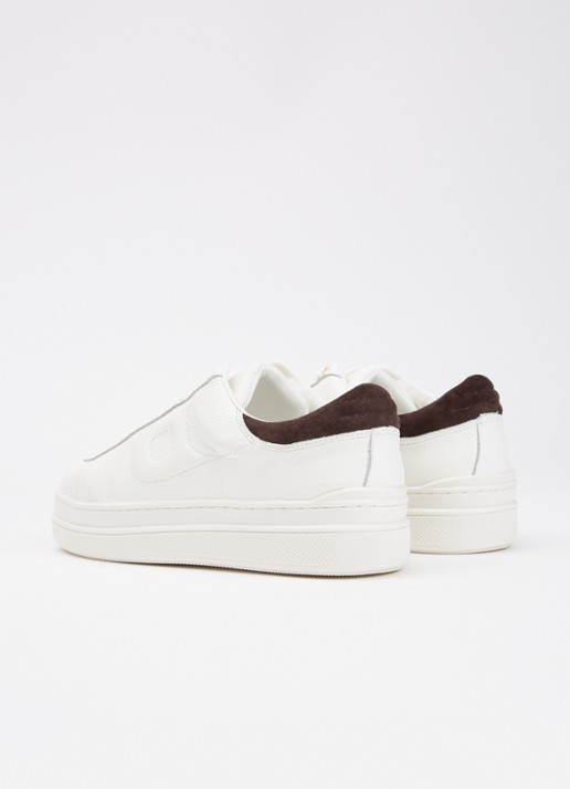 Dune London Eden sneaker  - achterkant 2 gebroken wit