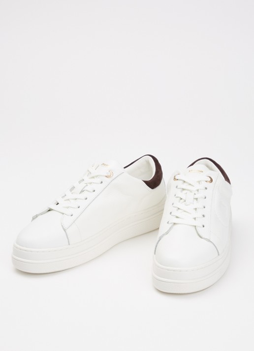 Dune London Eden sneaker  - detail 3 gebroken wit