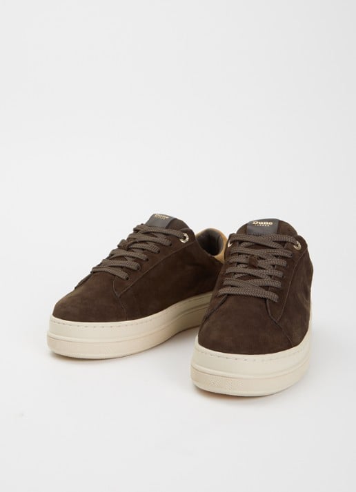 Dune London Eden sneaker  - detail 3 donkerbruin