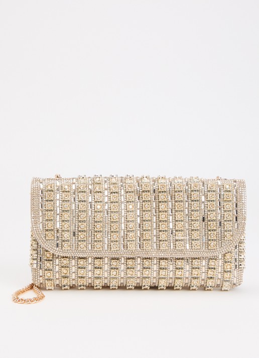 Dune London Elabourate schoudertas met strass