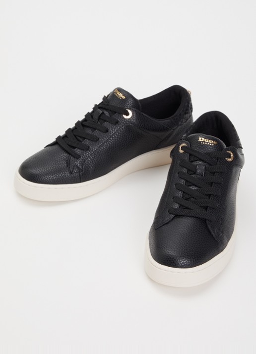 Dune London Emba sneaker  - detail zwart