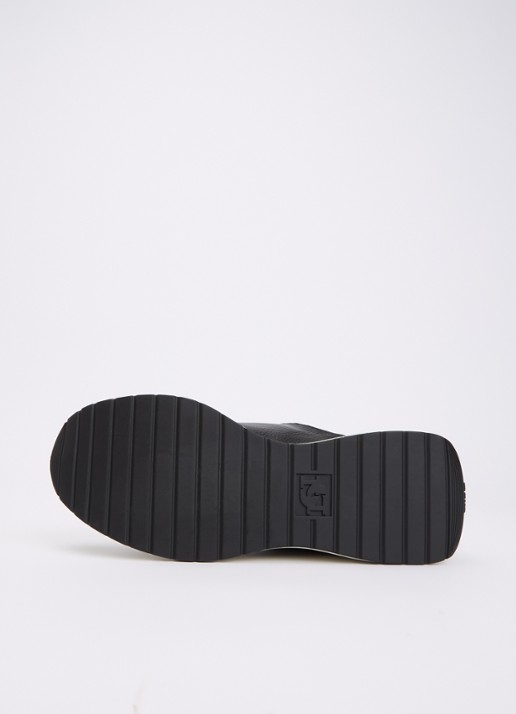 Dune London Emotion sneaker met suède details - detail 4 zwart