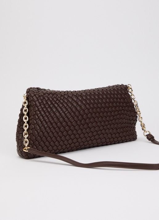 Dune London Encourage crossbodytas met afneembare schouderriem - achterkant 4 bruin
