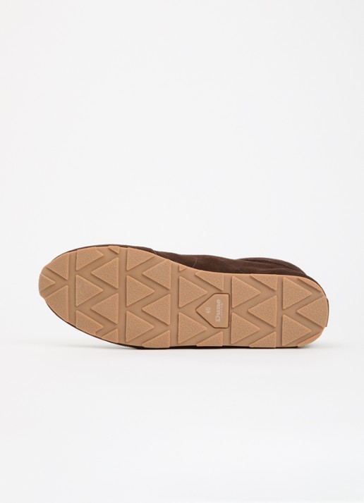 Dune London Evalinna sneaker van suède - detail 4 bruin