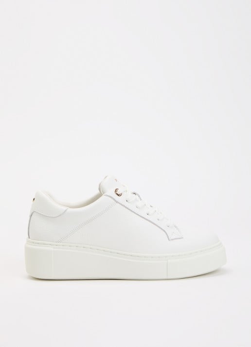 Dune London Evienne sneaker met plateauzool