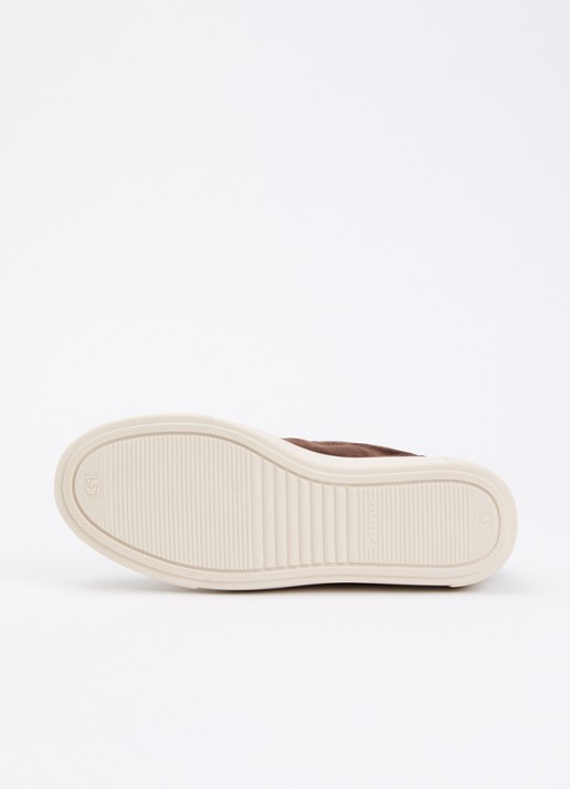 Dune London Evienne sneaker met plateauzool - detail 3 bruin