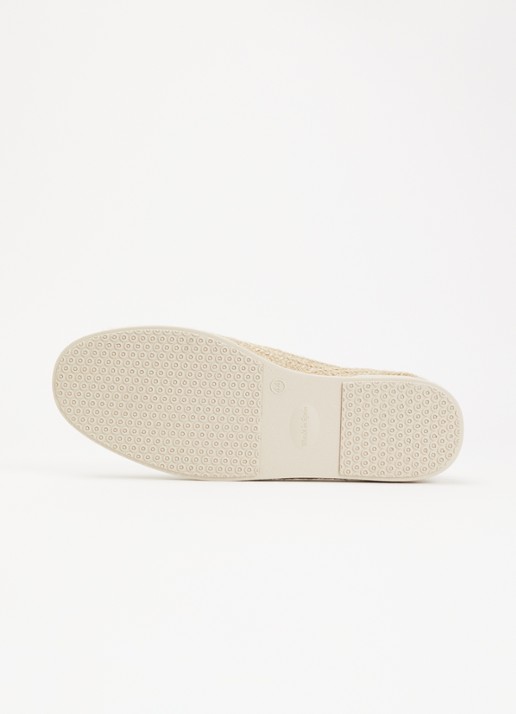 Dune London Fishing espadrilles met gebreid bovenwerk - detail 5 beige
