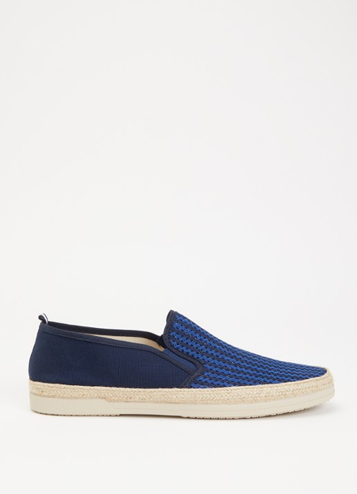 Dune London Fishing espadrilles met gebreid bovenwerk