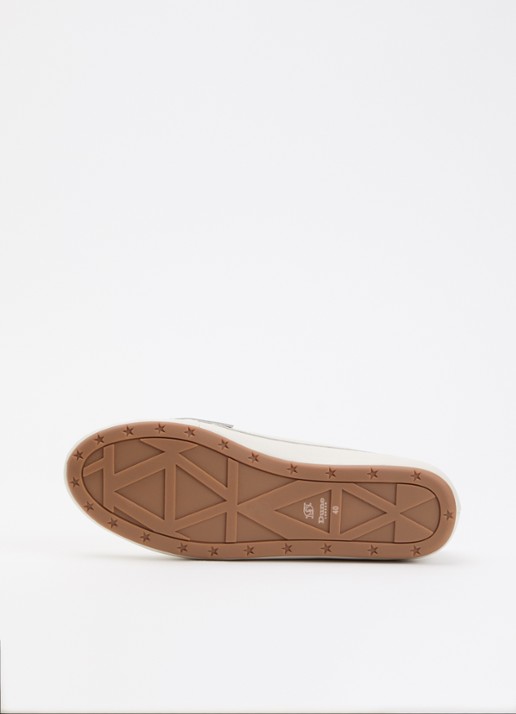 Dune London Geen mocassin van leer met franjes - detail 5 gebroken wit