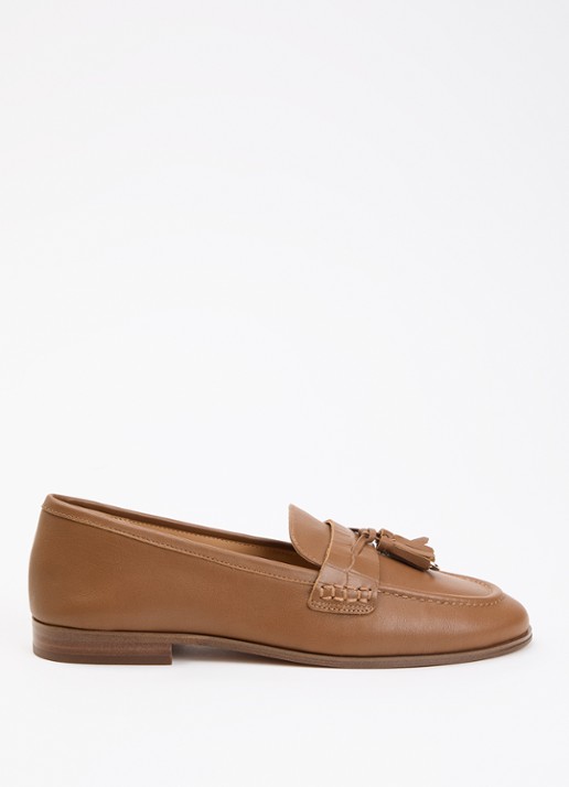 Dune London Giavonni loafer van leer
