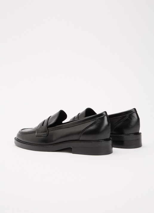 Dune London Giya loafer van leer - achterkant 2 zwart