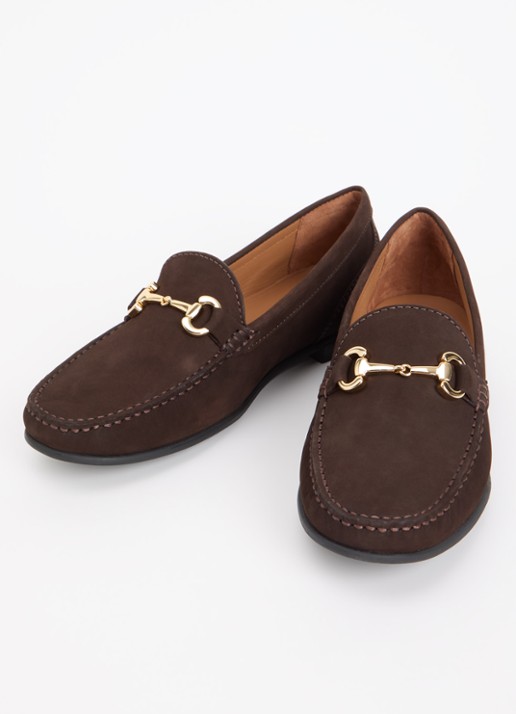 Dune London Glena loafer - detail 3 donkerbruin