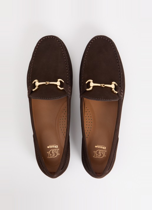 Dune London Glena loafer - detail 4 donkerbruin