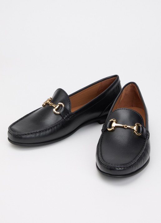 Dune London Glena loafer - detail 2 diepzwart