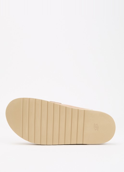 Dune London Goldy muiltje van suède  - detail 3 beige