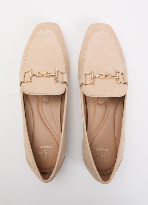 Dune London Grained loafer - detail 4 beige