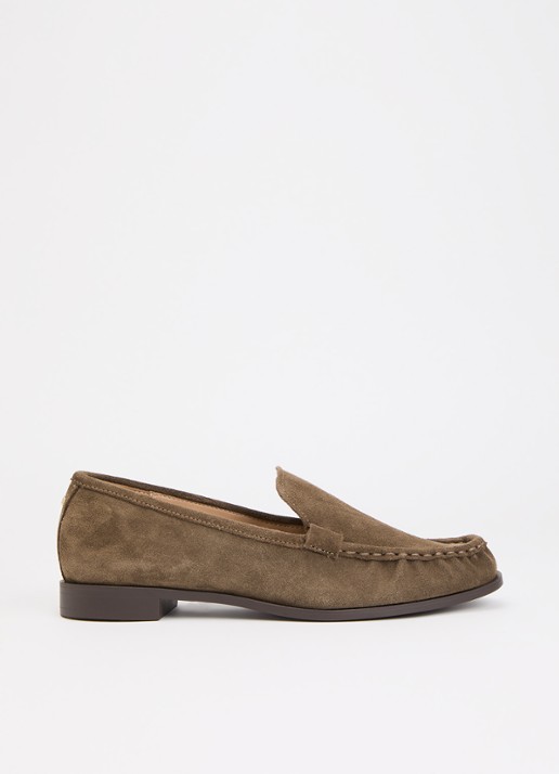 Dune London Grates loafer van leer