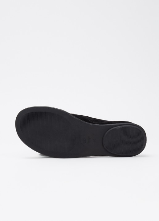 Dune London Grounding loafer van suède - detail 5 zwart