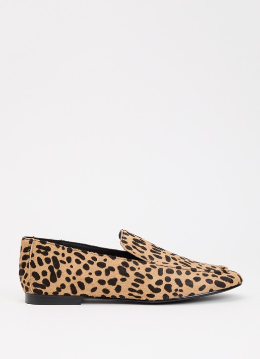 Dune London Gurl loafer van leer